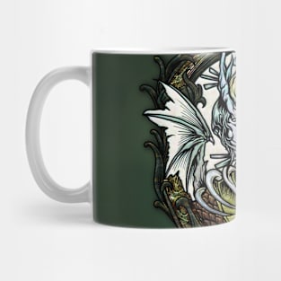 Dark fantasy creature with wings Mug